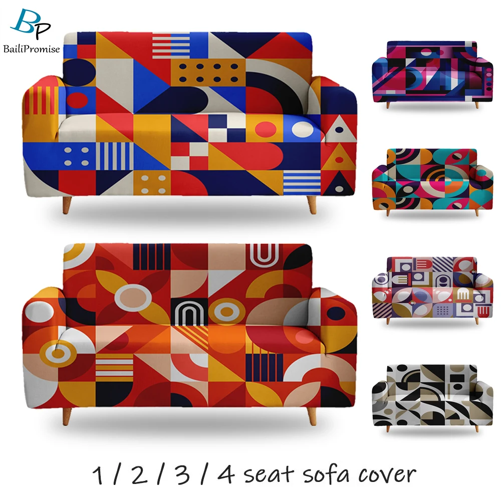 Geometric Pattern Slipcovers Sectional Elastic Stretch Sofa Cover for Living Room Bedroom Home Decoration 1/2/3/4-Seater 
Geometric Pattern Slipcovers Sectional Elastic Stretch Sofa Cover for Living Room Bedroom Home Decoration 1/2/3/4-Seater