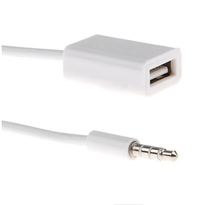3 5 мм штекер AUX аудио разъем USB 2 0 Женский конвертер кабель Шнур Автомобильный MP3 |