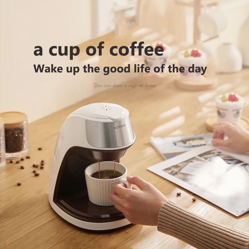 KONKA Single Serve Coffee Maker Machine with Thermal Mug Compatible with K Cup Pod and Ground Coffee 3 Mins Fast Brew Single Cup
KONKA Single Serve Coffee Maker Machine with Thermal Mug Compatible with K Cup Pod and Ground Coffee 3 Mins Fast Brew Single Cup