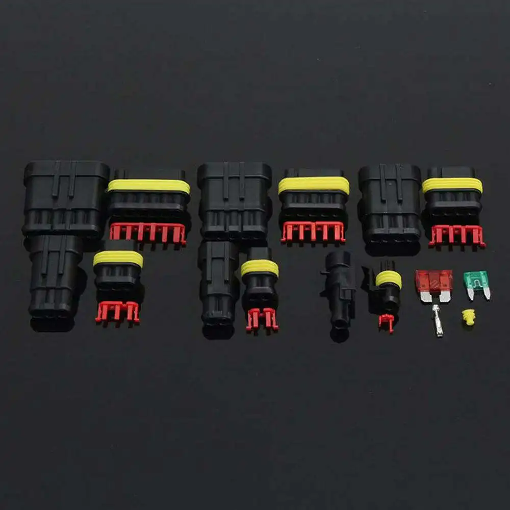 Car Electrical Wire Cable Connector 1-6Pin Way Plug & Blade Fuses Kit Waterproof
Car Electrical Wire Cable Connector 1-6Pin Way Plug & Blade Fuses Kit Waterproof