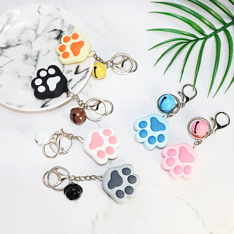 Creative Cartoon Soft Rubber Cat Claw Keychain Bell Car Key Pendant Men and Women Luggage Decoration Jewelry
Creative Cartoon Soft Rubber Cat Claw Keychain Bell Car Key Pendant Men and Women Luggage Decoration Jewelry
