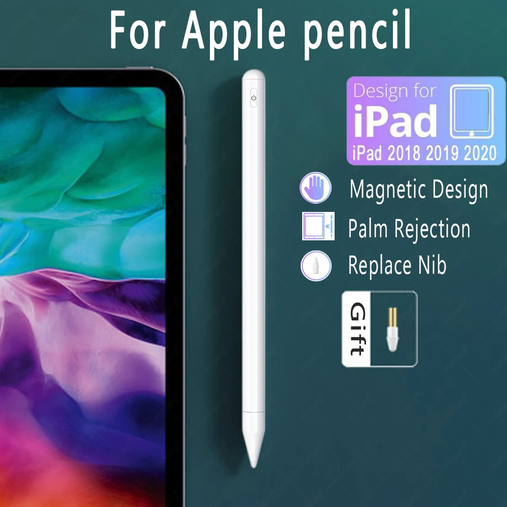 Карандаш для Apple iPad, стилус для iPad Pro 11, 12,9, 2020, 2018, 2019, 6, 10,2, 7, 8 поколения, mini 5, Air 3, 4, блокировка пальцев
Карандаш для Apple iPad, стилус для iPad Pro 11, 12,9, 2020, 2018, 2019, 6, 10,2, 7, 8 поколения, mini 5, Air 3, 4, блокировка пальцев