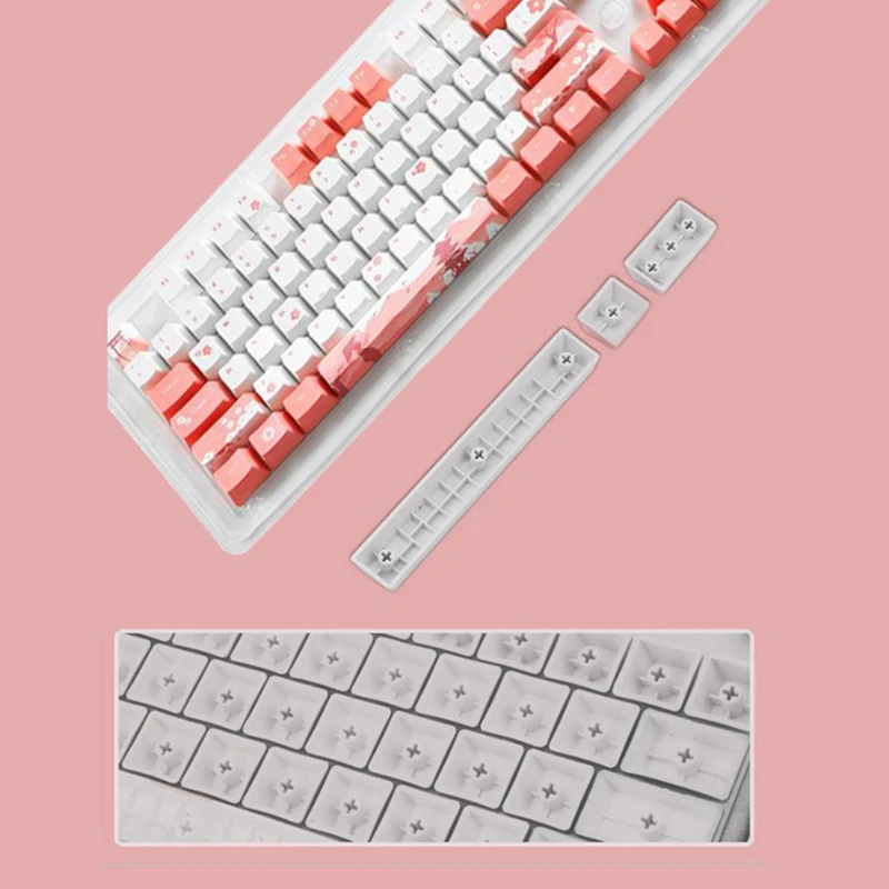 Sublimation-Sakura PBT Opaque Keycap Personality 108 Key Keycap Cross-Shaped Keycap X Structure Technology
Sublimation-Sakura PBT Opaque Keycap Personality 108 Key Keycap Cross-Shaped Keycap X Structure Technology