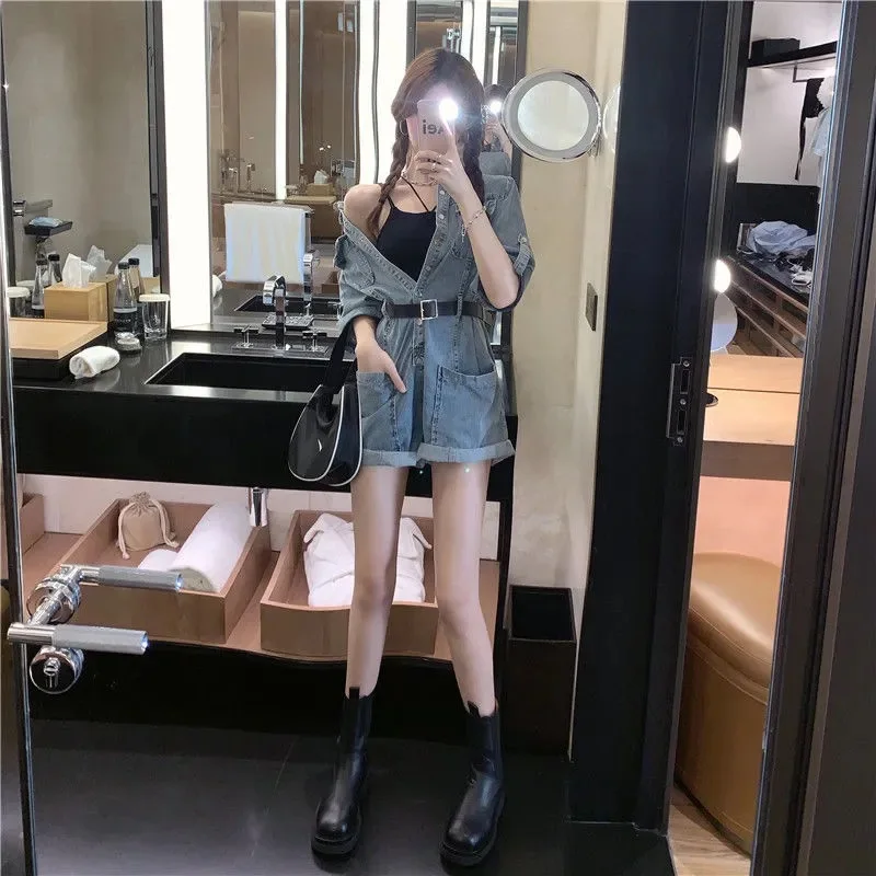 Women's clothes summer new style denim jumpsuit women jumpsuits shorts women
Women's clothes summer new style denim jumpsuit women jumpsuits shorts women