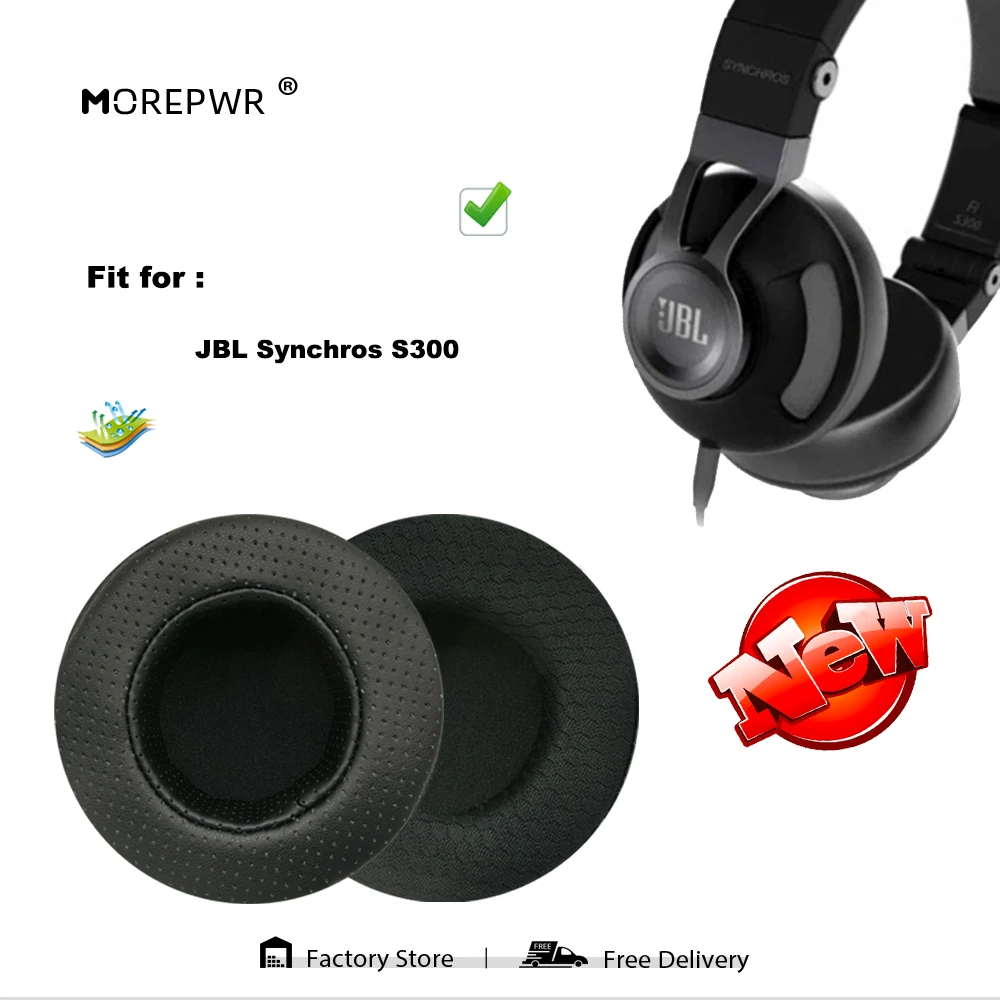 Morepwr New Upgrade Replacement Ear Pads for JBL Synchros S300 Headset Parts Leather Cushion Earmuff
Morepwr New Upgrade Replacement Ear Pads for JBL Synchros S300 Headset Parts Leather Cushion Earmuff
