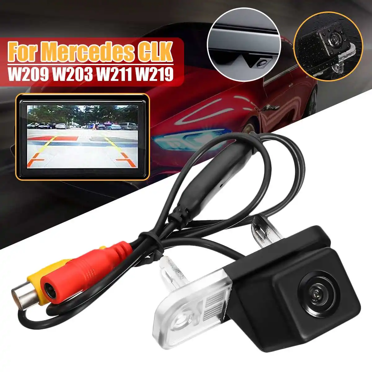 CCD HD Auto Car Rear View Camera Reverse Parking Night Vision Waterproof for Mercedes Benz CLK W209 W203 E Class W211 W219
CCD HD Auto Car Rear View Camera Reverse Parking Night Vision Waterproof for Mercedes Benz CLK W209 W203 E Class W211 W219