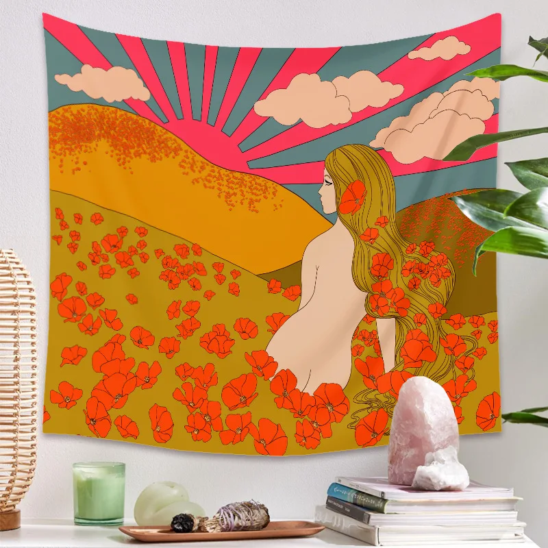 INS tapestry printing rental room interior dormitory bedhead decorative cloth background wall hanging cloth dorm decor
INS tapestry printing rental room interior dormitory bedhead decorative cloth background wall hanging cloth dorm decor
