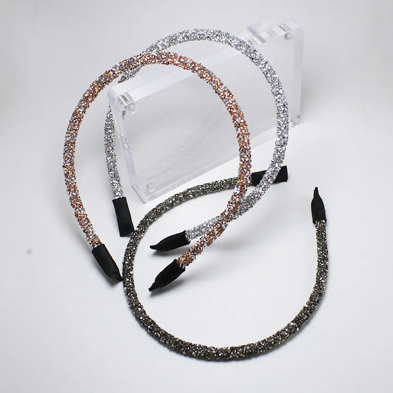 Women Girls Fashion Full Rhinestone Shiny Hairband Headband Hairhoop Korean Style Thin Woman Elegant Hair Accessories Headwear
Women Girls Fashion Full Rhinestone Shiny Hairband Headband Hairhoop Korean Style Thin Woman Elegant Hair Accessories Headwear