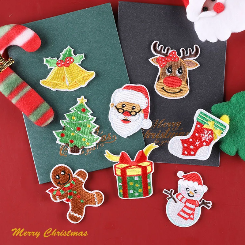 1PC/1Set Embroidered Patches Santa Claus Snowman Deer Iron On Patch Appliques DIY Clothing Jacket Patchwork Christmas Decor
1PC/1Set Embroidered Patches Santa Claus Snowman Deer Iron On Patch Appliques DIY Clothing Jacket Patchwork Christmas Decor