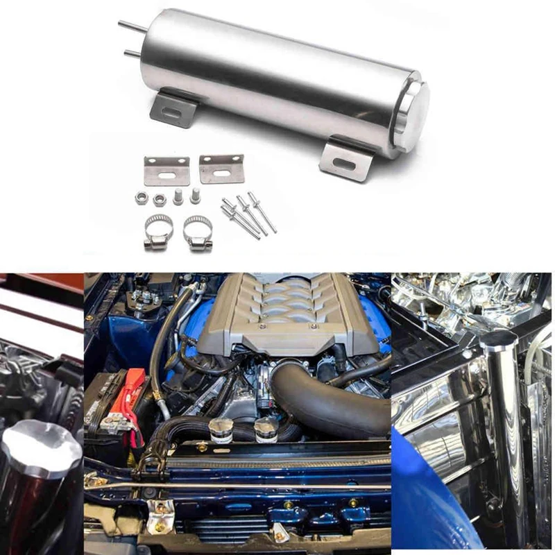 32 Oz Stainless Steel Polished Radiator Overflow Tank Bottle Catch Can or Most Hot Rods and Classic Engines
32 Oz Stainless Steel Polished Radiator Overflow Tank Bottle Catch Can or Most Hot Rods and Classic Engines