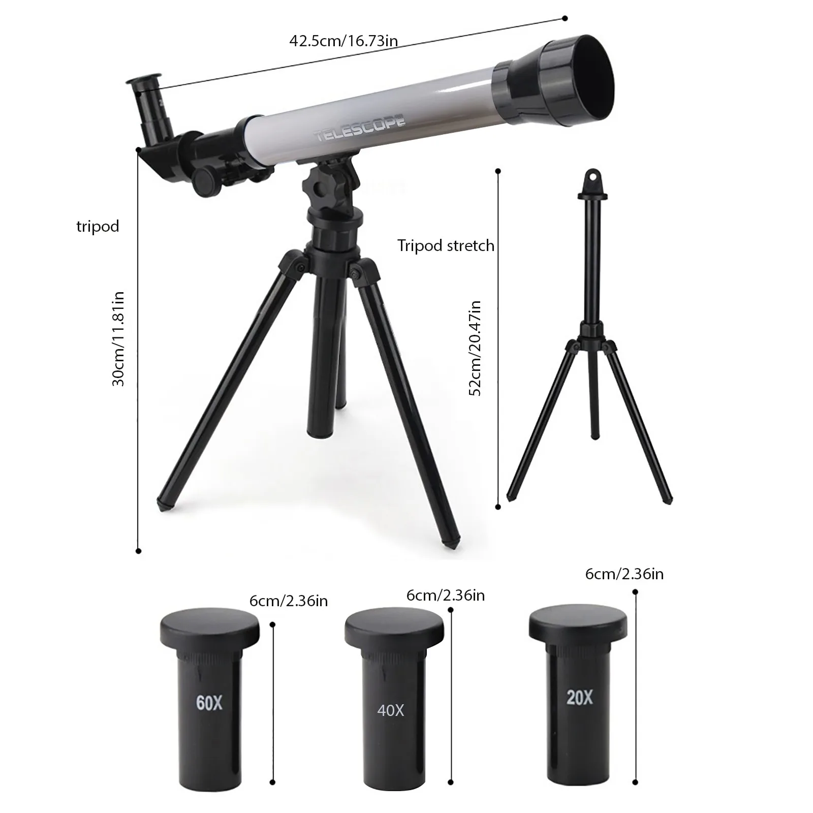 Experimental Astronomical Monocular Telescope Science Education Cognitive Toy Camping Hiking Monocular With Tripod
Experimental Astronomical Monocular Telescope Science Education Cognitive Toy Camping Hiking Monocular With Tripod