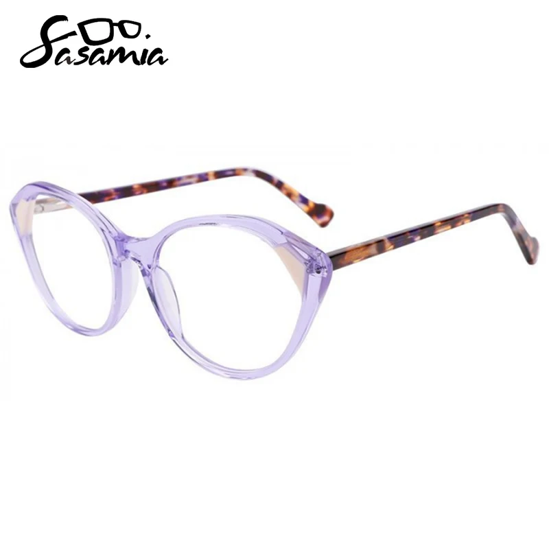 Женская оправа для очков SASAMIA, овальная оправа для очков в стиле пэчворк, оправа для очков, оправа для очков, очки для чтения 
Женская оправа для очков SASAMIA, овальная оправа для очков в стиле пэчворк, оправа для очков, оправа для очков, очки для чтения
