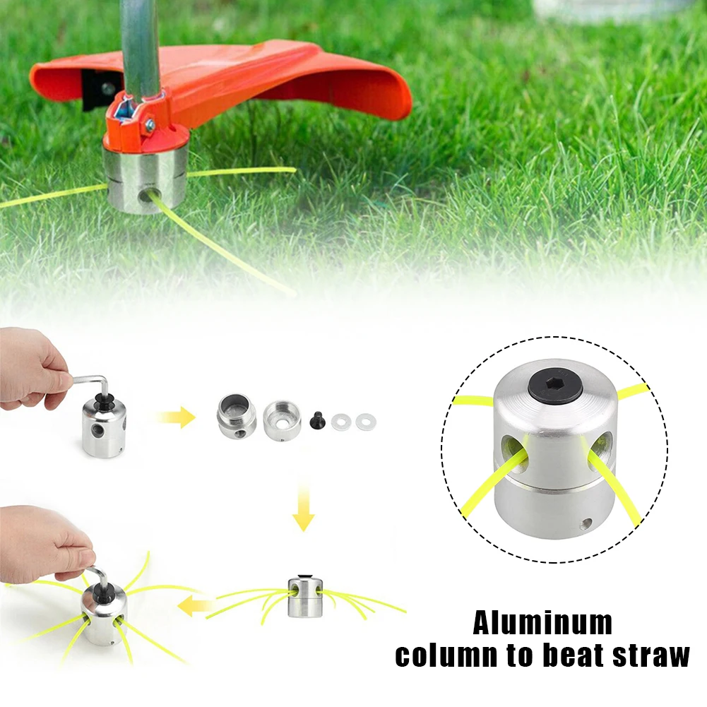 Aluminum Grass Trimmer Head With 4 Lines Brush Cutter Head Lawn Mower Accessories Cutting Line Head for Strimmer Replacement
Aluminum Grass Trimmer Head With 4 Lines Brush Cutter Head Lawn Mower Accessories Cutting Line Head for Strimmer Replacement