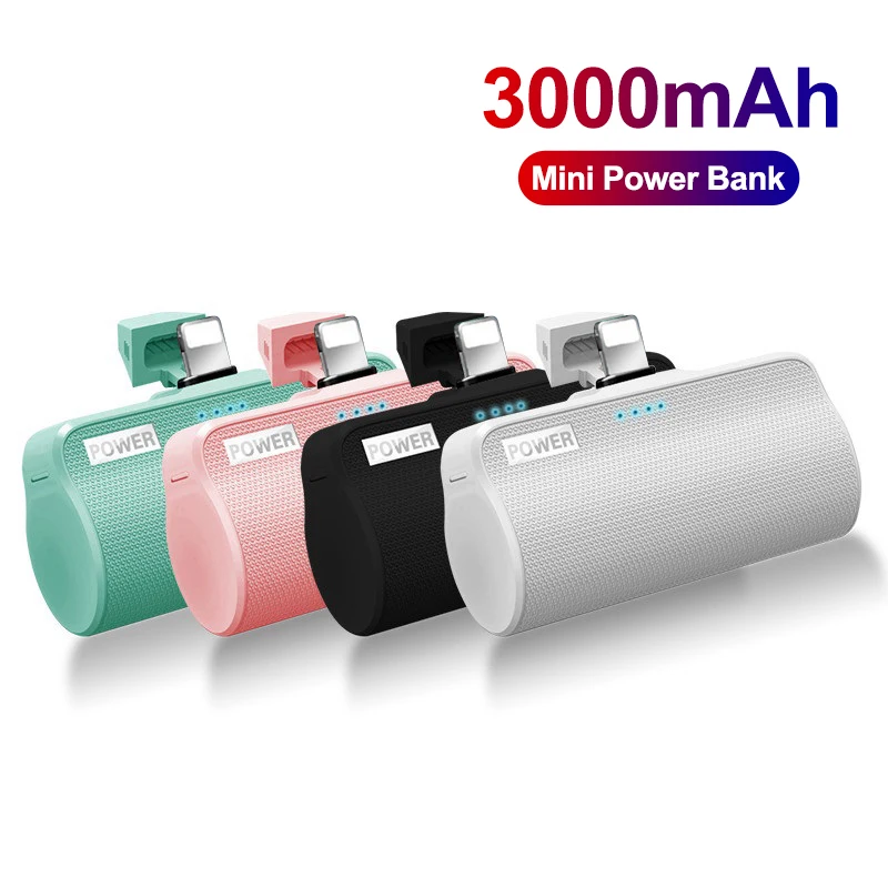 3000mAh Mini Power Bank For iPhone12 Xiaomi External Battery Powerbank Powerful Charger Portable Poverbank For Samsung
3000mAh Mini Power Bank For iPhone12 Xiaomi External Battery Powerbank Powerful Charger Portable Poverbank For Samsung