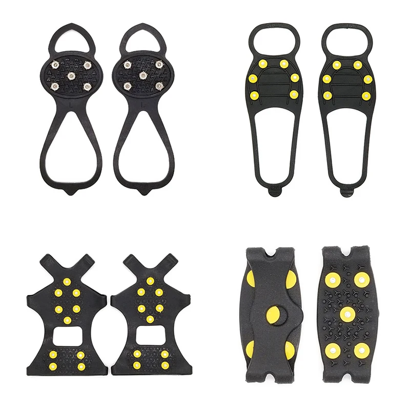 Anti-Slip Silicone Shoes Cover Snow Ground Grippers Spikes Grips Climbing Crampons ZJ55
Anti-Slip Silicone Shoes Cover Snow Ground Grippers Spikes Grips Climbing Crampons ZJ55