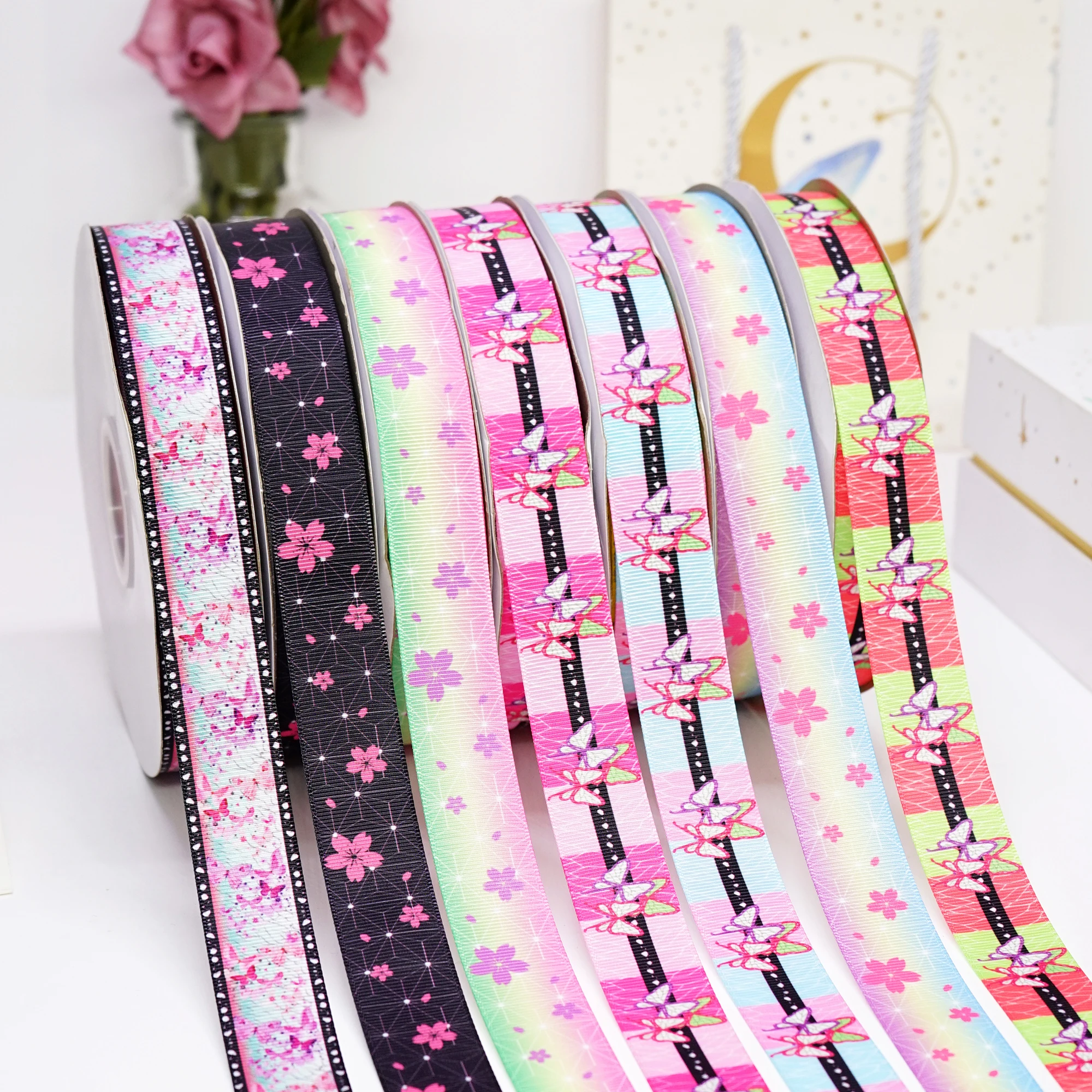 «Сделай сам» с цветочным принтом корсажная лента для рукоделия поставки швейной фурнитуры, 5 метров, плоскостной транзистор смолы формы 10 ш...
«Сделай сам» с цветочным принтом корсажная лента для рукоделия поставки швейной фурнитуры, 5 метров, плоскостной транзистор смолы формы 10 ш...