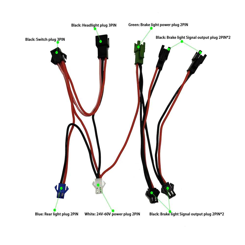 Electric Bicycle Lamp Group Light Set Cable Connection Line XT60 Headlamp Power Plug SM-2A Cable For E-Bike Electric Bicycle
Electric Bicycle Lamp Group Light Set Cable Connection Line XT60 Headlamp Power Plug SM-2A Cable For E-Bike Electric Bicycle