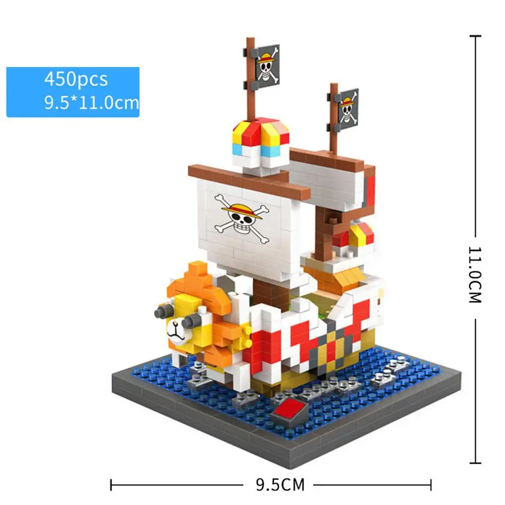hot Lepining creators classic japan Animation Merry Thousand Sunny pirate ship mini micro diamond building blocks toys for gift
hot Lepining creators classic japan Animation Merry Thousand Sunny pirate ship mini micro diamond building blocks toys for gift