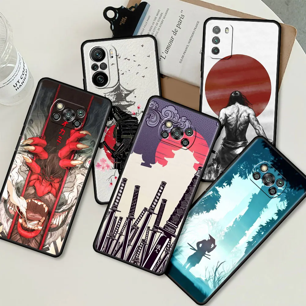 Fashion Phone Case for Xiaomi Poco X3 NFC M3 Pocophone F1 F3 GT Redmi K40 Pro for Mi 10T Pro Tpu Capa Art Samurai Japan
Fashion Phone Case for Xiaomi Poco X3 NFC M3 Pocophone F1 F3 GT Redmi K40 Pro for Mi 10T Pro Tpu Capa Art Samurai Japan