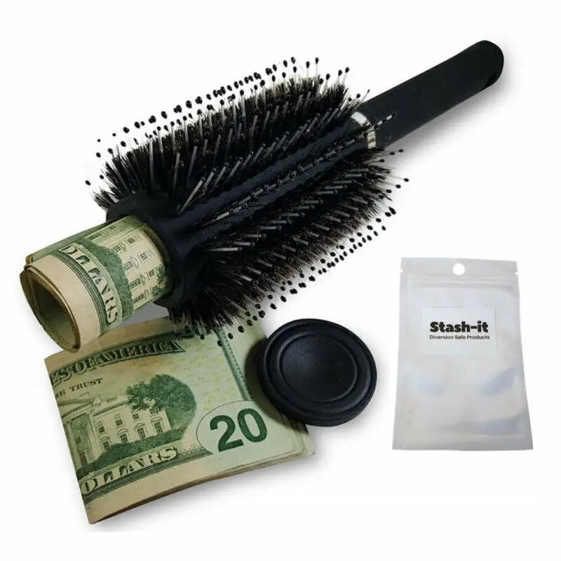 Hair Brush Diversion Safe Stash Can Diversion Can Secret Container Stash Safe Box Hidden Safe with a food grade smell proof bag
Hair Brush Diversion Safe Stash Can Diversion Can Secret Container Stash Safe Box Hidden Safe with a food grade smell proof bag