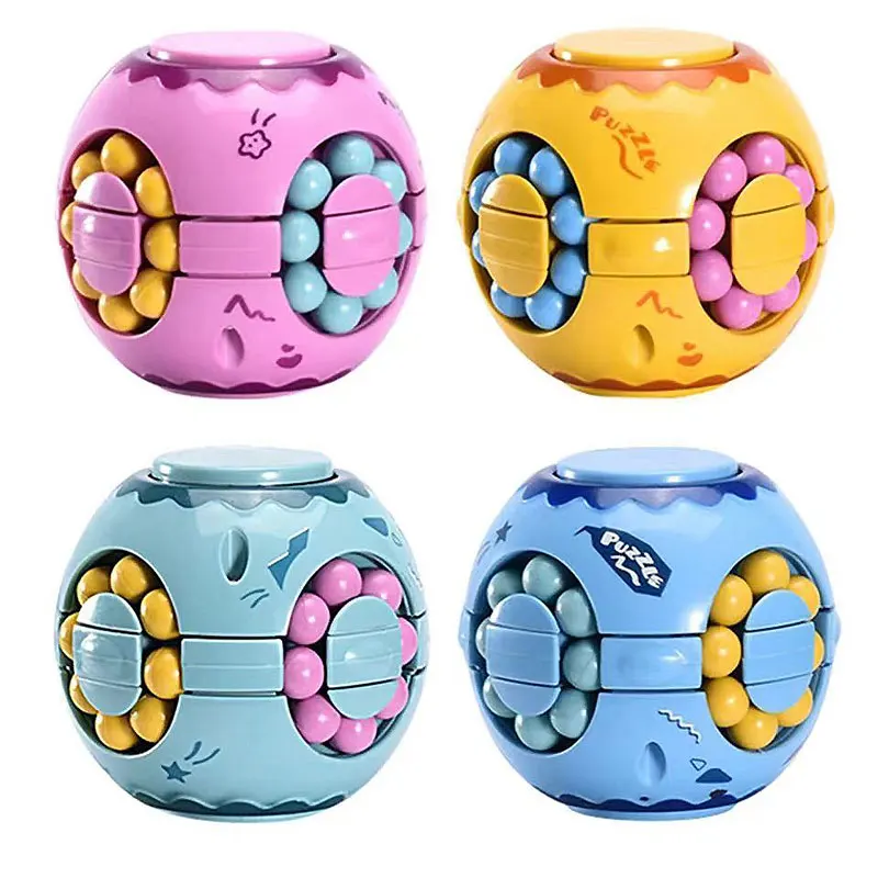 

TianTa Kids 2 in 1 Spinner Gyro Cube Toy Antistress Hand Toys Fingertip Adults Relief Anxiety Mini Children Intelligence Cubes