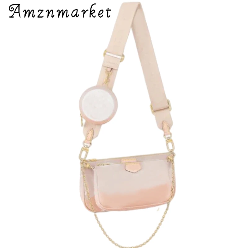 Handbag 3-in-1 Pouch Coin Purse Women's Canvas Leather Versatile Multi Pochette Strap Jacquard Chains Shoulder Crossbody Bags
Handbag 3-in-1 Pouch Coin Purse Women's Canvas Leather Versatile Multi Pochette Strap Jacquard Chains Shoulder Crossbody Bags