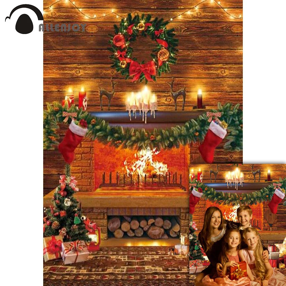 Allenjoy Christmas Backdrop Fireplace Xmas Winter Vintage Holiday New Year Eve Interior Room Decoration Photography Background
Allenjoy Christmas Backdrop Fireplace Xmas Winter Vintage Holiday New Year Eve Interior Room Decoration Photography Background
