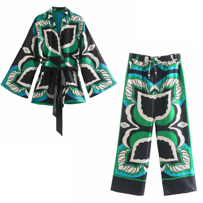 design panty Green wide-legged pants 2021 summer retro printing of tall waist panty street leisure slacks suit
design panty Green wide-legged pants 2021 summer retro printing of tall waist panty street leisure slacks suit