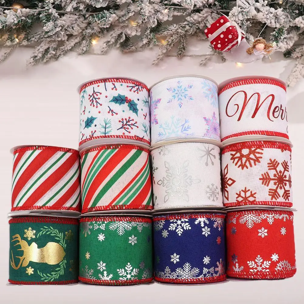1 Roll 5 Yards Christmas Theme Wrapping Ribbon Anti-wrinkle Polyester Gift Bouquet Packing Ribbon Home Decorations
1 Roll 5 Yards Christmas Theme Wrapping Ribbon Anti-wrinkle Polyester Gift Bouquet Packing Ribbon Home Decorations