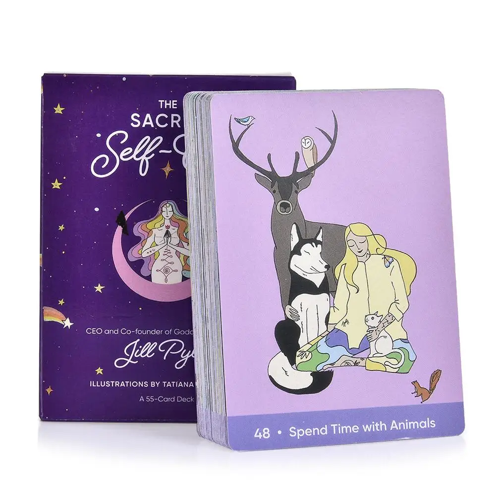 The Sacred Self-Care Oracle Tarot Oracle English Version Board Games Holiday Party Playing Card Deck Table Game Divination Fate
The Sacred Self-Care Oracle Tarot Oracle English Version Board Games Holiday Party Playing Card Deck Table Game Divination Fate