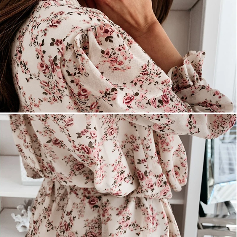 Autumn Boho Cascading Ruffle Floral Print Dress Women Casual Long Sleeve A Line Dress Sashes Female Elegant Mini Party Vestidos
Autumn Boho Cascading Ruffle Floral Print Dress Women Casual Long Sleeve A Line Dress Sashes Female Elegant Mini Party Vestidos
