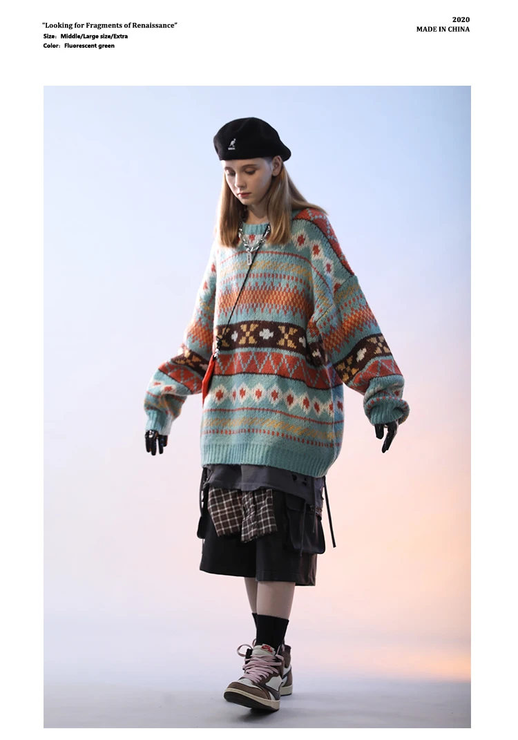 женские свитера Autumn Spring 2021 New Loose Print Pullover Round Neck Knitted Sweater Tops Women Sweater Casual Soft Sweater
женские свитера Autumn Spring 2021 New Loose Print Pullover Round Neck Knitted Sweater Tops Women Sweater Casual Soft Sweater
