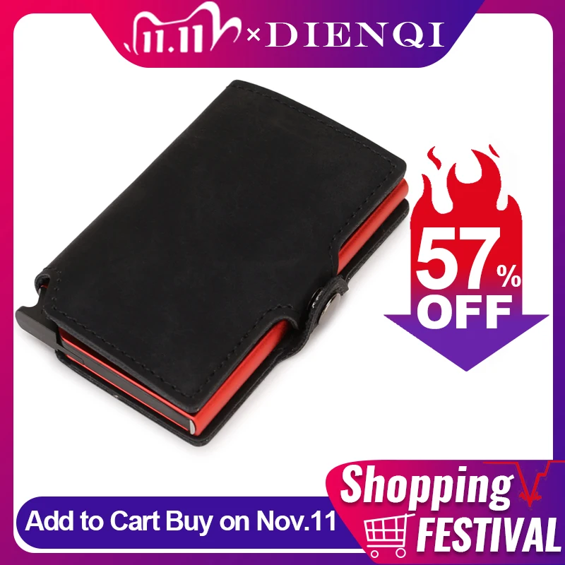 DIENQI Thin Wallet Luxury Leather Security Men Women Card Holder Wallet Ridge wallets Mini Purse Red Magic Wallet 2021 Walet
DIENQI Thin Wallet Luxury Leather Security Men Women Card Holder Wallet Ridge wallets Mini Purse Red Magic Wallet 2021 Walet