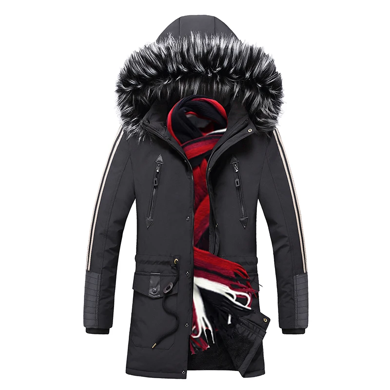 Winter Jacket Men Padded Parka Russia -15 -20 Degree Man Winter Coat Fur Hooded Big Pockets Thick Windproof Long Parkas Male New
Winter Jacket Men Padded Parka Russia -15 -20 Degree Man Winter Coat Fur Hooded Big Pockets Thick Windproof Long Parkas Male New