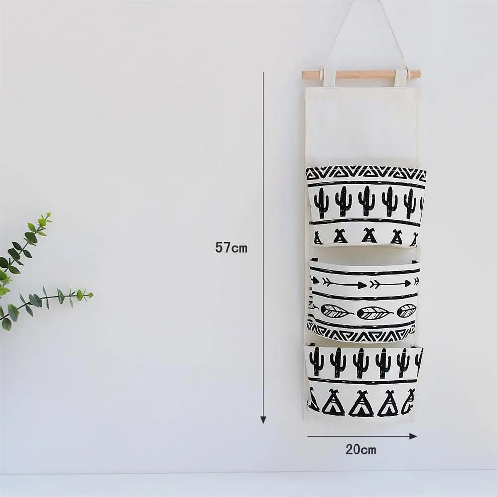 Black White Pattern Cotton Linen Hanging Storage Bag 3 Pockets Wall Mounted Wardrobe Hang Bag Wall Pouch Cosmetic Toys Organizer
Black White Pattern Cotton Linen Hanging Storage Bag 3 Pockets Wall Mounted Wardrobe Hang Bag Wall Pouch Cosmetic Toys Organizer