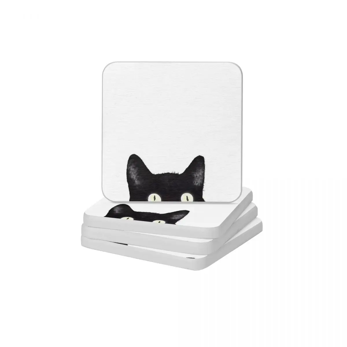 Black Cat Peeking Up Diatomite Square Round Coaster Anti-Scald Cup Bonsai Mat Soap Toothbrush Pad Wholesale Diameter 10cm
Black Cat Peeking Up Diatomite Square Round Coaster Anti-Scald Cup Bonsai Mat Soap Toothbrush Pad Wholesale Diameter 10cm