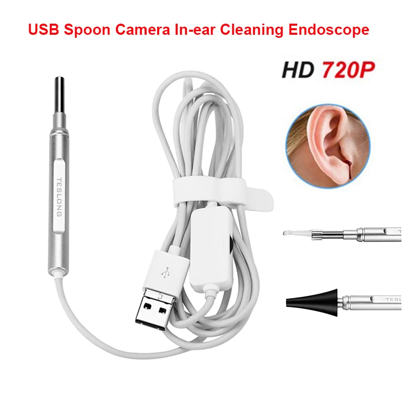 720P HD многоцелевой Otoscope USB OTG эндоскоп бороскоп 3 9 мм 1 8 м ушной Пинцет очиститель