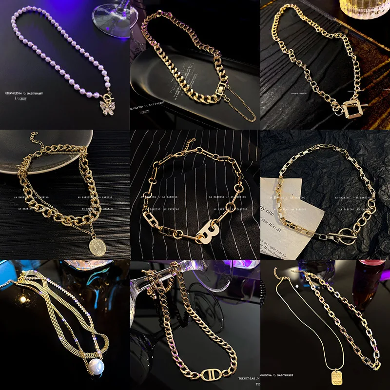 Titanium Steel Thick Chain Sweater Chain Female Autumn and Winter Long Hip-hop Necklace Temperament Clavicle Chain Necklace
Titanium Steel Thick Chain Sweater Chain Female Autumn and Winter Long Hip-hop Necklace Temperament Clavicle Chain Necklace