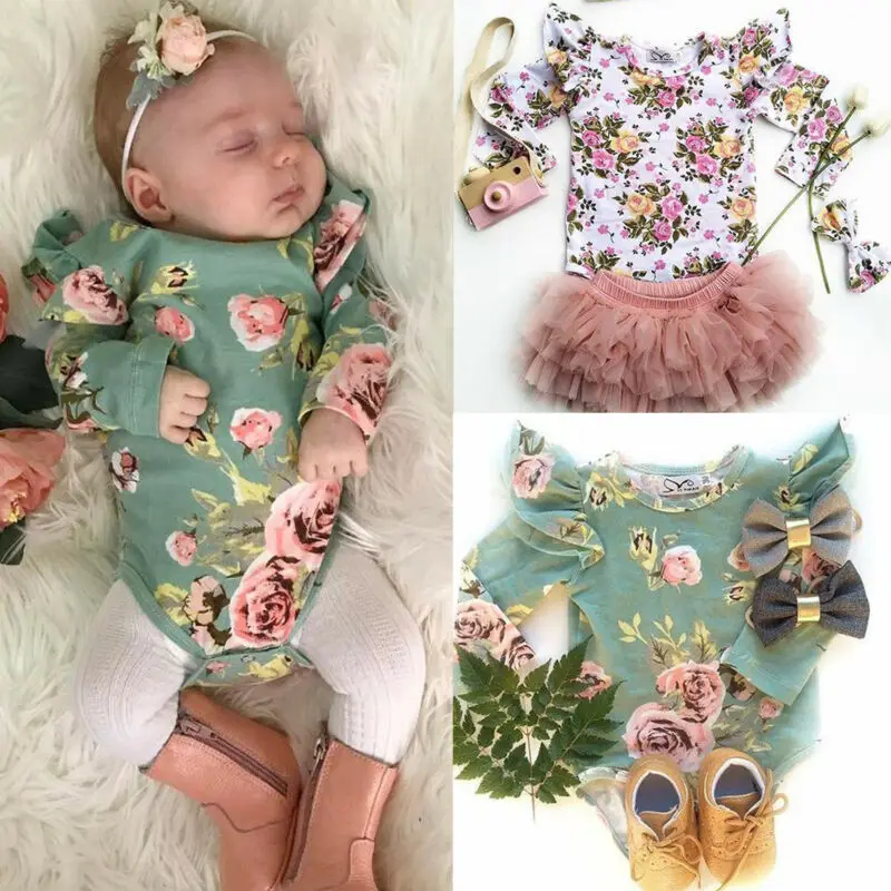 0-3Years Infant Newborn Baby Girl Clothes Floral Ruffles Long Sleeve Romper Jumpsuit Outfits Baby Clothes Romper
0-3Years Infant Newborn Baby Girl Clothes Floral Ruffles Long Sleeve Romper Jumpsuit Outfits Baby Clothes Romper