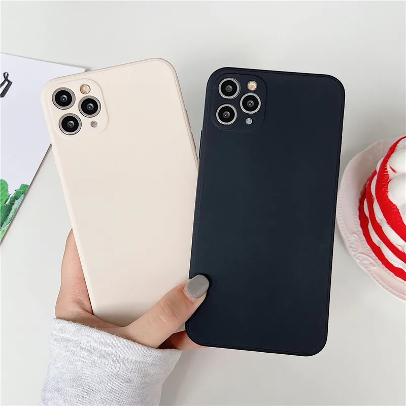 Square Matte Solid Silicone Phone Case For iPhone 12 11 Pro Max Mini XS X XR 7 8 Plus SE 2020 Thin Soft Cover Candy Case
Square Matte Solid Silicone Phone Case For iPhone 12 11 Pro Max Mini XS X XR 7 8 Plus SE 2020 Thin Soft Cover Candy Case