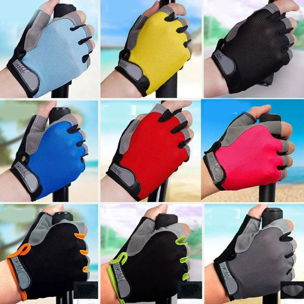 New Breathable Outdoor Sports Summer Non slip Palm Riding Hand Gloves Bicycle Gloves Half Finger Mittens
New Breathable Outdoor Sports Summer Non slip Palm Riding Hand Gloves Bicycle Gloves Half Finger Mittens