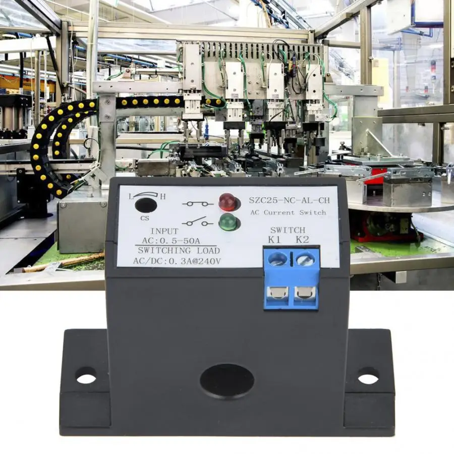 AC Current Sensing Swit SZC25-NC-AL- Self Supply Adjustable Normally Close AC Current Sensing Swit AC 0.5-50A
AC Current Sensing Swit SZC25-NC-AL- Self Supply Adjustable Normally Close AC Current Sensing Swit AC 0.5-50A