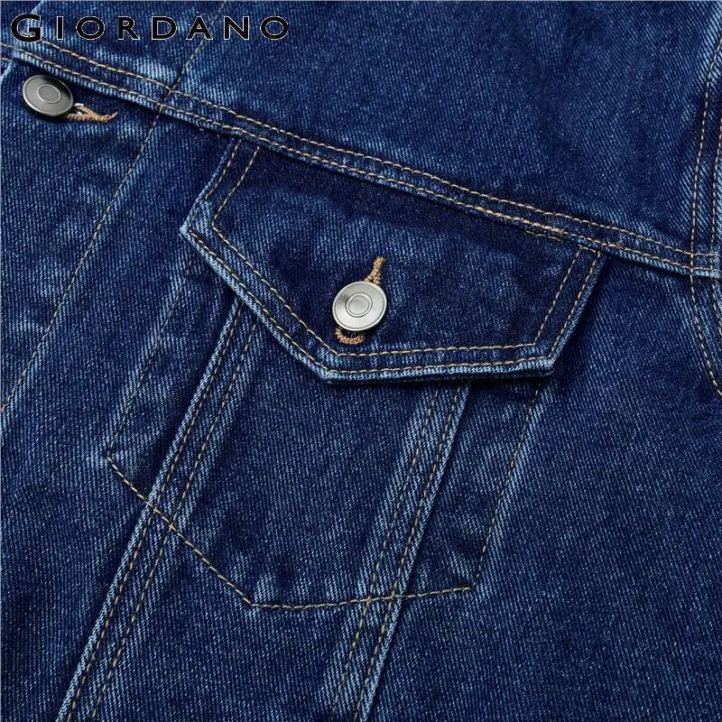 Giordano Men Jackets Turn-down Collar Denim Jacket Cotton Muti-Pockets Soild Causal Jackets 13071886
Giordano Men Jackets Turn-down Collar Denim Jacket Cotton Muti-Pockets Soild Causal Jackets 13071886