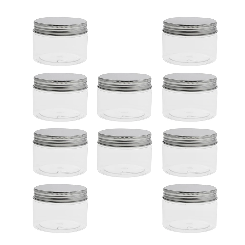 10pcs Empty Cosmetic Pots Lip Balm Container Jar Aluminum Cap Tins
10pcs Empty Cosmetic Pots Lip Balm Container Jar Aluminum Cap Tins