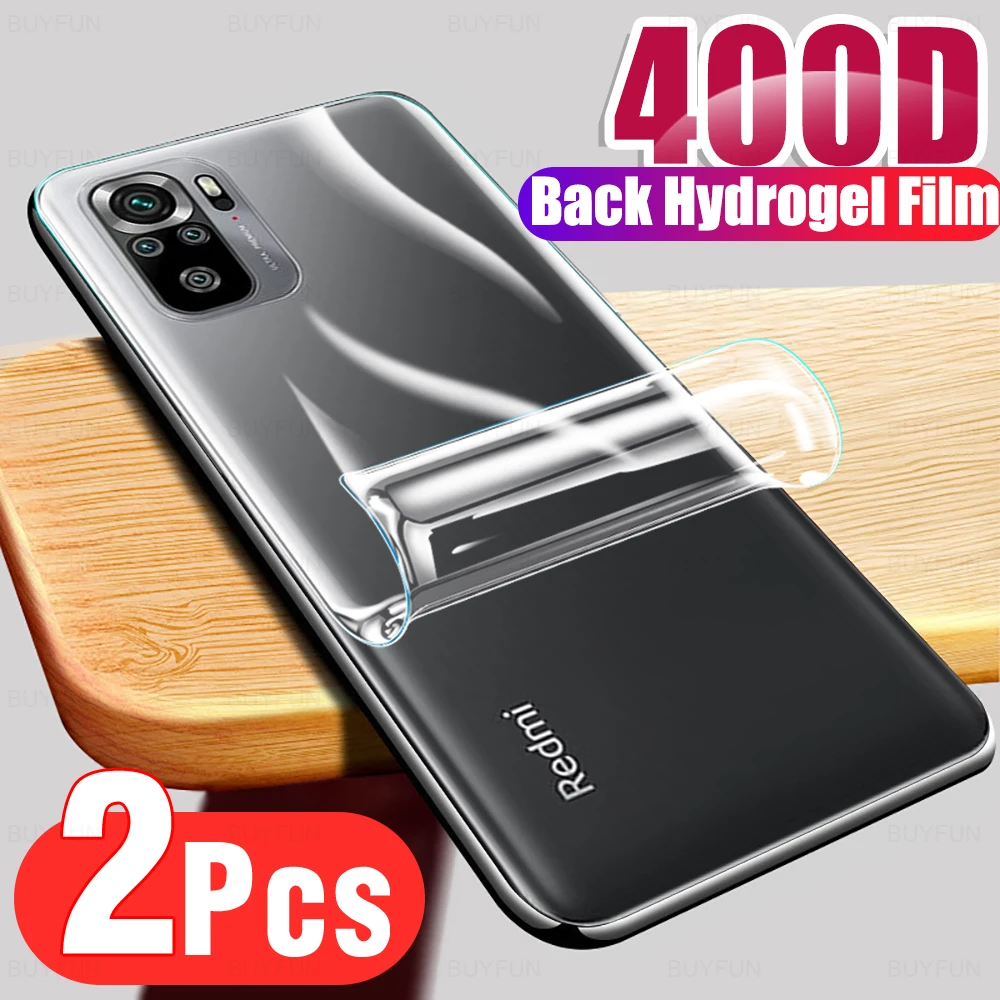 2Pcs Back Cover Protector Hydrogel Film For Xiaomi Redmi Note 10S 10 5G 10 Pro Max 9 Pro Max 9S 9T 5G 9 8 Pro 8T 8 2021 7 Pro 7S
2Pcs Back Cover Protector Hydrogel Film For Xiaomi Redmi Note 10S 10 5G 10 Pro Max 9 Pro Max 9S 9T 5G 9 8 Pro 8T 8 2021 7 Pro 7S