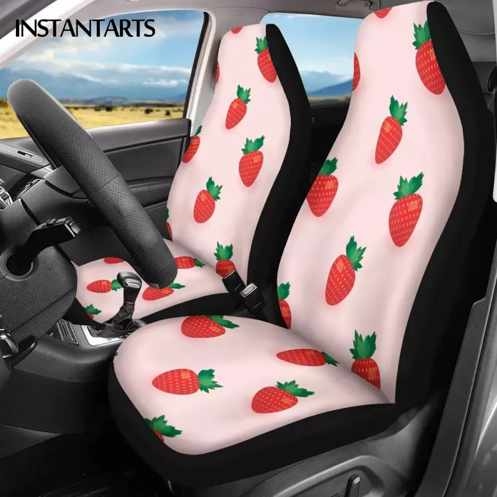 INSTANTARTS Cartoon Fruit Pattern Vehicle Seat Covers Slip-Resistant Universal Car Front Seat Covers Durable Car Seat Protector
INSTANTARTS Cartoon Fruit Pattern Vehicle Seat Covers Slip-Resistant Universal Car Front Seat Covers Durable Car Seat Protector
