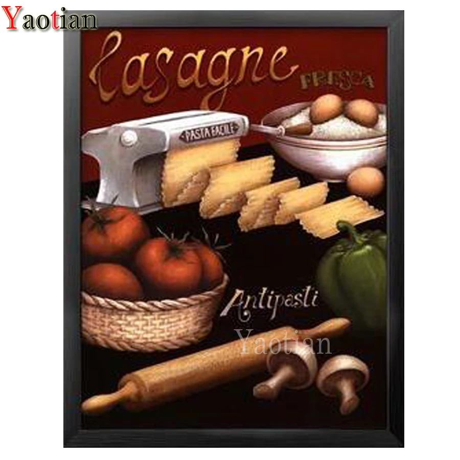 Алмазная 5D картина «сделай сам», вкусные лазаньи, алмазная вышивка, распродажа картин стразы, мозаика, украшение для кухни
Алмазная 5D картина «сделай сам», вкусные лазаньи, алмазная вышивка, распродажа картин стразы, мозаика, украшение для кухни