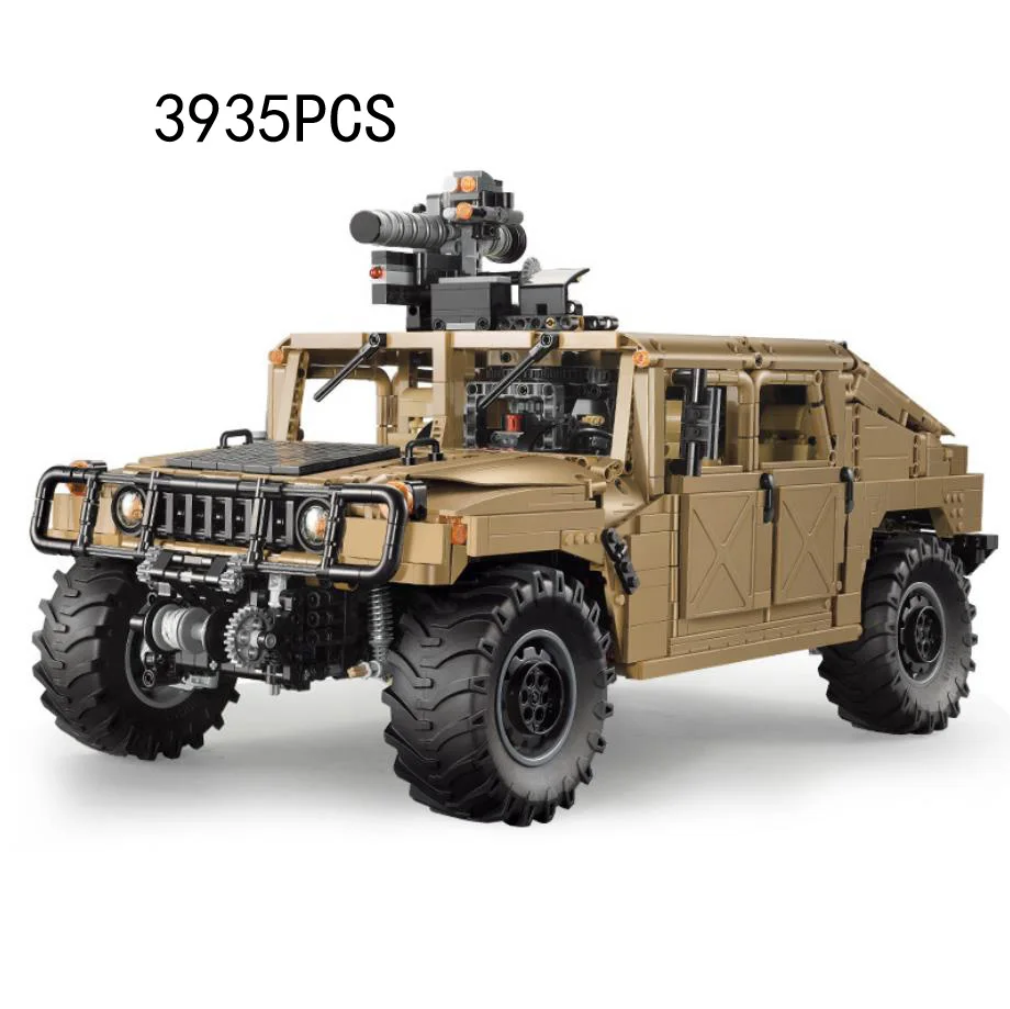 Технический военный конструктор HMMWV масштаб 1:8 4x4 Hummer Humvee 2 4 ГГц радиоуправляемая