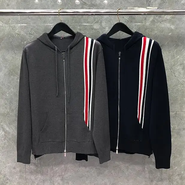 2021 Fashion Brand Sweaters Men Slim Fit Hooded Cardigan Clothing Patchwork Solid Zipper Wool Spring Autumn Casual Coat
2021 Fashion Brand Sweaters Men Slim Fit Hooded Cardigan Clothing Patchwork Solid Zipper Wool Spring Autumn Casual Coat