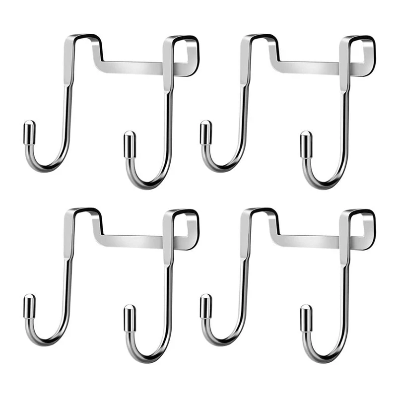 4PC Over Door Hook S Shaped Strong Hook Stainless Steeldoor Back Hanging Door Hanger Holder For Kitchen,Bathroom,Bedroom
4PC Over Door Hook S Shaped Strong Hook Stainless Steeldoor Back Hanging Door Hanger Holder For Kitchen,Bathroom,Bedroom
